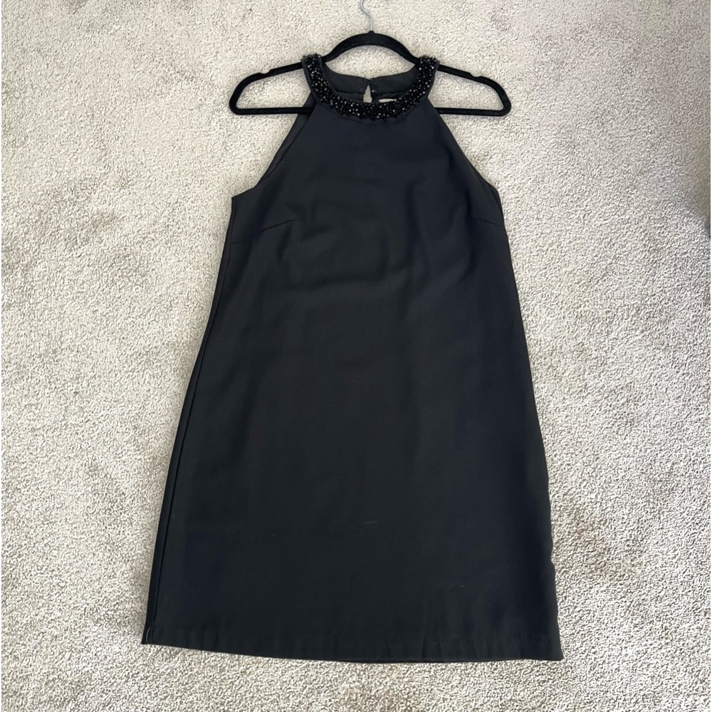 Banana Republic Sleeveless Black Mini Dress